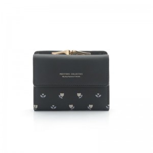 New Women's Short Wallet, Small Fresh Korean-Style Cute Multifunctional Small Wallet