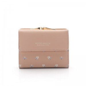 New Women's Short Wallet, Small Fresh Korean-Style Cute Multifunctional Small Wallet