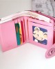 Pureti Popular Women's Wallet with Simple Wrist Strap, Folding Korean Style Cartoon Zipper Student Coin Purse Pureti Popular Women's Wallet with Simple Wrist Strap, Folding Korean Style Cartoon Zipper Student Coin Purse