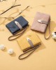 Korean style new women's wallet, retro casual buckle wallet, women's short wallet, coin purse Korean style new women's wallet, retro casual buckle wallet, women's short wallet, coin purse