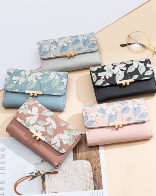 Pretty's Korean-style Instagram coin purse, trendy and fresh, short women's wallet, tri-fold, Korean-style, cute student wallet Pretty's Korean-style Instagram coin purse, trendy and fresh, short women's wallet, tri-fold, Korean-style, cute student wallet