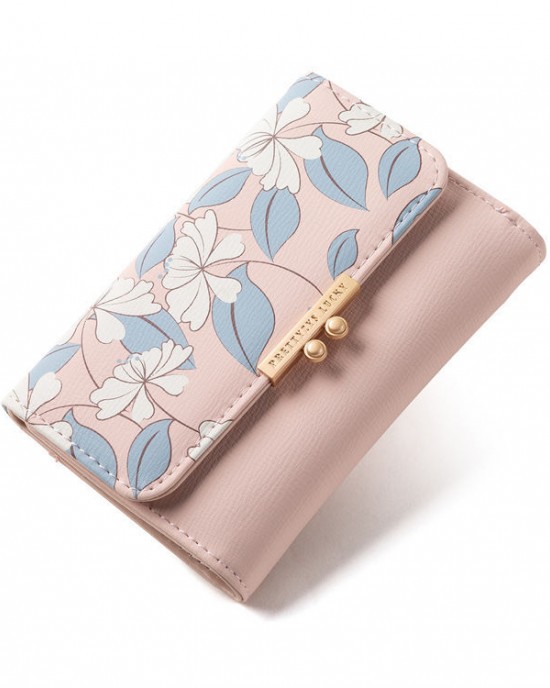 Pretty's Korean-style Instagram coin purse, trendy and fresh, short women's wallet, tri-fold, Korean-style, cute student wallet Pretty's Korean-style Instagram coin purse, trendy and fresh, short women's wallet, tri-fold, Korean-style, cute student wallet