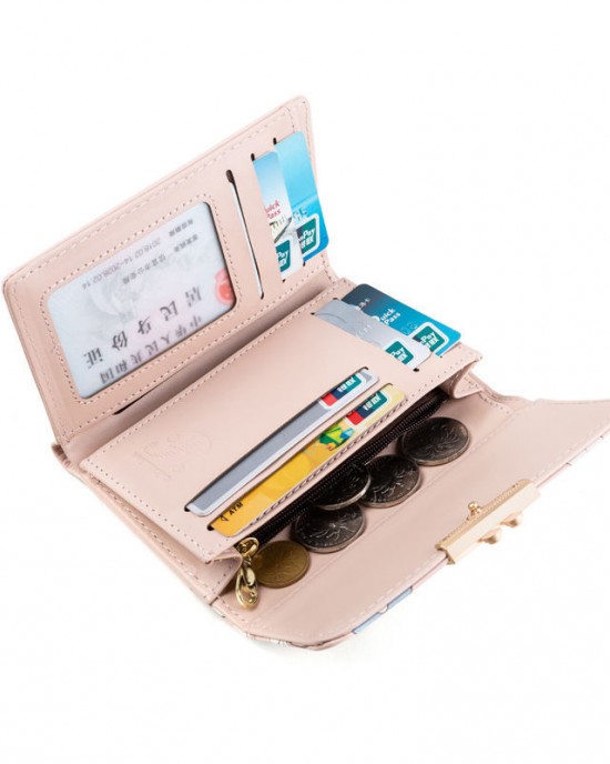 Pretty's Korean-style Instagram coin purse, trendy and fresh, short women's wallet, tri-fold, Korean-style, cute student wallet Pretty's Korean-style Instagram coin purse, trendy and fresh, short women's wallet, tri-fold, Korean-style, cute student wallet