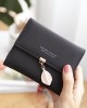 Factory Wholesale Cross-Border Women's Short Wallet, Student Fashionable and Simple, Korean Style, Tri-Folding Multifunctional Coin Purse and Wallet Factory Wholesale Cross-Border Women's Short Wallet, Student Fashionable and Simple, Korean Style, Tri-Folding Multifunctional Coin Purse and Wallet