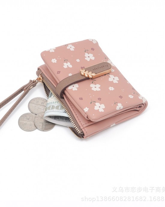 2025 Spring/Summer New Korean-Style Small Fresh Zipper Clasp Short Multifunctional Card Holder Handbag 2025 Spring/Summer New Korean-Style Small Fresh Zipper Clasp Short Multifunctional Card Holder Handbag