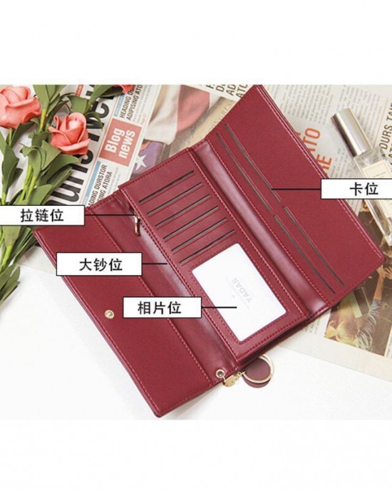 2024 Popular Cross-border Women's Clutch Wallet, Small Fresh Multifunctional Student Wallet 2024 Popular Cross-border Women's Clutch Wallet, Small Fresh Multifunctional Student Wallet