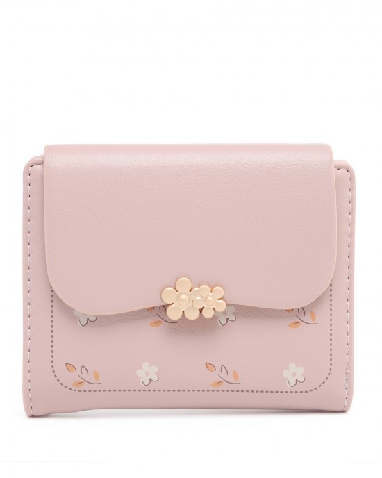 New Japanese and Korean style short women's wallet, stylish, printed, tri-fold, buckle, zipper, multifunctional coin purse, card holder New Japanese and Korean style short women's wallet, stylish, printed, tri-fold, buckle, zipper, multifunctional coin purse, card holder