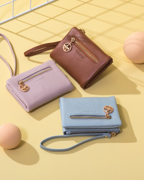 Pretty 2023 New Women's Short Wallet, Zippered Folding Multifunctional Large-Capacity Wallet, Clutch, Wholesale Pretty 2023 New Women's Short Wallet, Zippered Folding Multifunctional Large-Capacity Wallet, Clutch, Wholesale