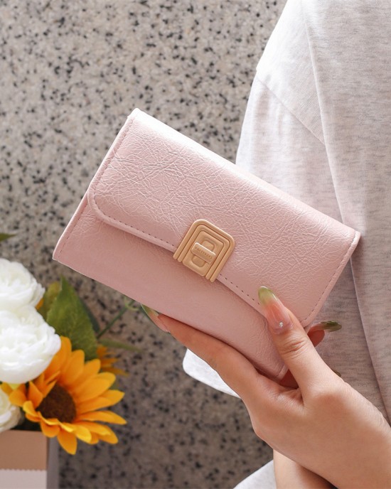 PRETTYZYS Korean style new arrival, medium-sized wallet, simple, solid color, stylish, sophisticated, and versatile, large capacity. PRETTYZYS Korean style new arrival, medium-sized wallet, simple, solid color, stylish, sophisticated, and versatile, large capacity.