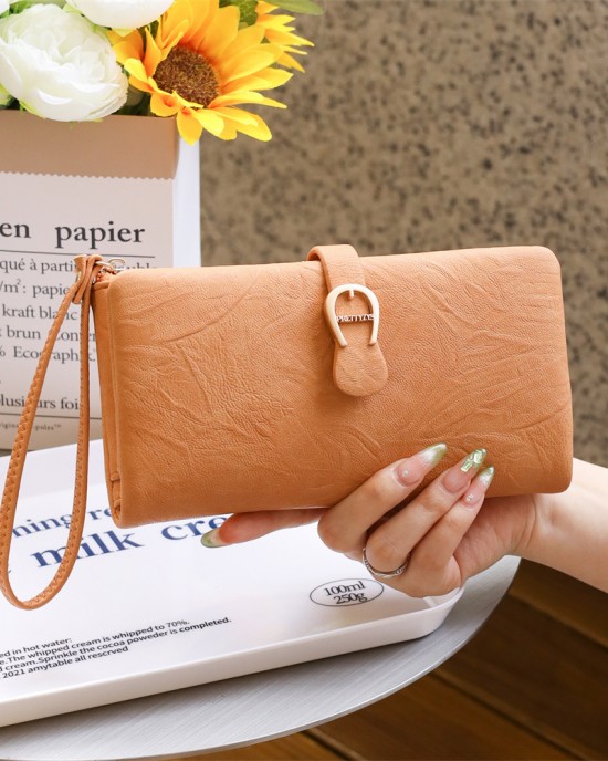 Lianbu new women's wallet, Korean-style, fashionable, versatile, European and American style, soft PU zippered multifunctional large-capacity wallet Lianbu new women's wallet, Korean-style, fashionable, versatile, European and American style, soft PU zippered multifunctional large-capacity wallet