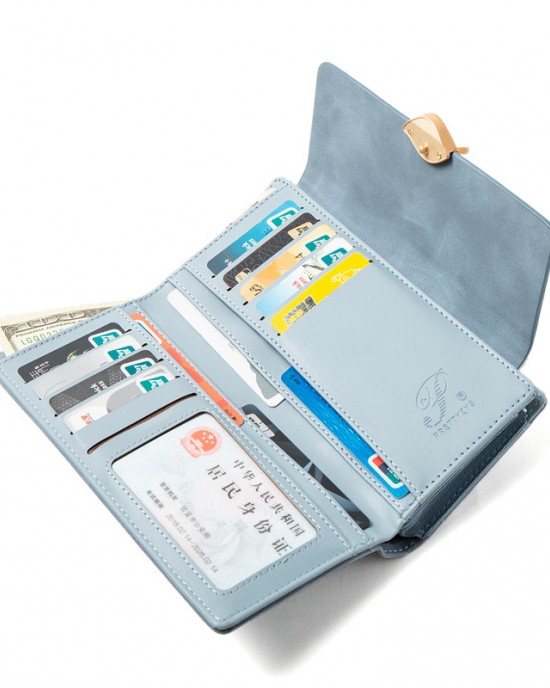 2023 Popular Women's Long Wallet, Korean-Style Zipper Clasp, Large-Capacity Printed Wallet 2023 Popular Women's Long Wallet, Korean-Style Zipper Clasp, Large-Capacity Printed Wallet