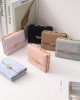 New Short Wallet, Women's Refreshing Japanese and Korean-style leaf-printed hardware buckle multifunctional card and coin purse New Short Wallet, Women's Refreshing Japanese and Korean-style leaf-printed hardware buckle multifunctional card and coin purse