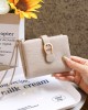Lianbu new women's wallet, solid PU multifunctional tote, simple, two-fold clasp short student wallet in stock and wholesale Lianbu new women's wallet, solid PU multifunctional tote, simple, two-fold clasp short student wallet in stock and wholesale