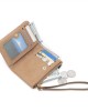New cross-border new 2025 women's short wallet, cute cartoon, casual, soft PU, multifunctional, student coin purse, wholesale.