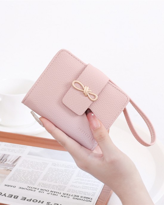 2025 new women's short wallet, Korean style, cute, portable, handbag, foldable zippered, student coin purse. 2025 new women's short wallet, Korean style, cute, portable, handbag, foldable zippered, student coin purse.