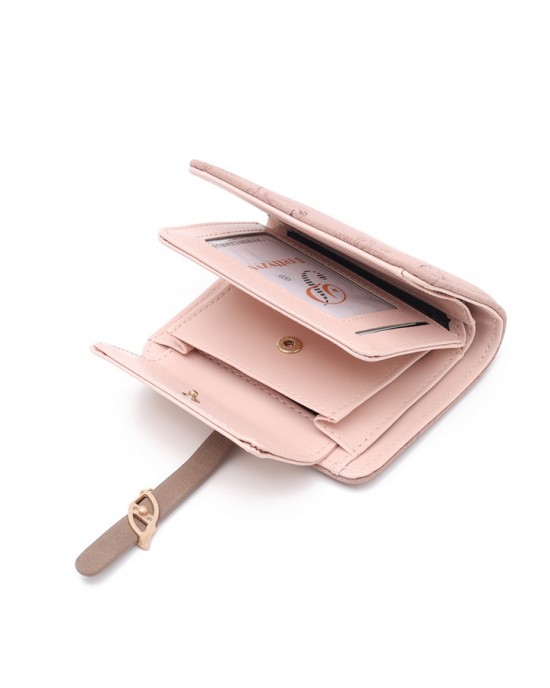 Lianbu 2025 new short wallet, stylish, simple zippered printed multifunctional coin purse Lianbu 2025 new short wallet, stylish, simple zippered printed multifunctional coin purse