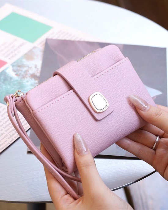 New cross-border short women's wallet, buckle, multifunctional, wristband, student coin purse, wholesale New cross-border short women's wallet, buckle, multifunctional, wristband, student coin purse, wholesale