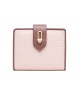 Prettyzys/Pretty's new simple zipper and buckle short women's wallet, contrasting color, large capacity wallet Prettyzys/Pretty's new simple zipper and buckle short women's wallet, contrasting color, large capacity wallet