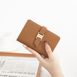 New Cross-Border Medium Wallet, Multifunctional, Stylish, Simple Zippered Closure Card Holder, Student Coin Purse