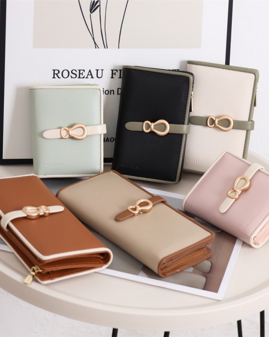 New Cross-Border Long Wallet, Japanese and Korean Style, Simple Zippered Closure, Multi-Card Slot Student Coin Purse New Cross-Border Long Wallet, Japanese and Korean Style, Simple Zippered Closure, Multi-Card Slot Student Coin Purse