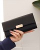 New cross-border long women's wallet, multifunctional Large-capacity, stylish, simple, solid-color clutches, in stock for wholesale. New cross-border long women's wallet, multifunctional Large-capacity, stylish, simple, solid-color clutches, in stock for wholesale.