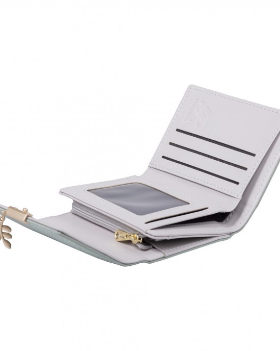 Prettyzys/Pretty's new women's wallet, a stylish, foldable, zippered, short, multifunctional coin purse with a Japanese and Korean design. Prettyzys/Pretty's new women's wallet, a stylish, foldable, zippered, short, multifunctional coin purse with a Japanese and Korean design.