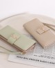 Lianbu new women's long wallet, Japanese and Korean style, fresh and simple, solid color, multi-card slots, student wallet. Lianbu new women's long wallet, Japanese and Korean style, fresh and simple, solid color, multi-card slots, student wallet.