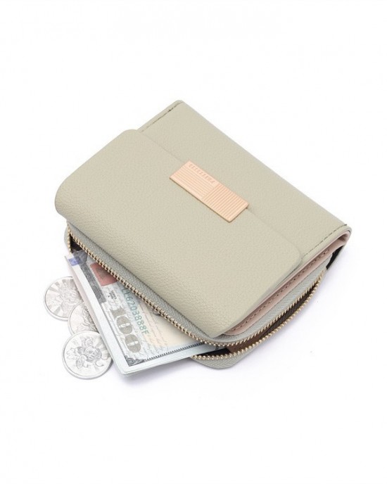 2025 New Women's Wallet, Japanese and Korean Fresh PU Tri-Fold Zipper, Multi-Function Large-Capacity Wallet, Wholesale 2025 New Women's Wallet, Japanese and Korean Fresh PU Tri-Fold Zipper, Multi-Function Large-Capacity Wallet, Wholesale