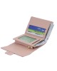 New short women's wallet, multifunctional PU fashionable diamond-patterned folding zipper wallet, wholesale student coin purse New short women's wallet, multifunctional PU fashionable diamond-patterned folding zipper wallet, wholesale student coin purse