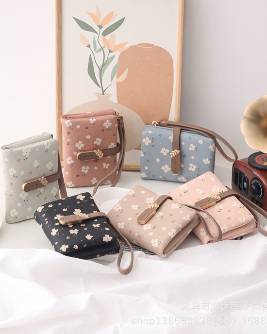 2025 Spring/Summer New Korean-Style Small Fresh Zipper Clasp Short Multifunctional Card Holder Handbag 2025 Spring/Summer New Korean-Style Small Fresh Zipper Clasp Short Multifunctional Card Holder Handbag
