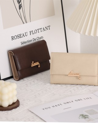 Amazon Cross-Border Wallet, New Japanese and Korean Style, Simple Mid-Long Multifunctional PU Wallet, In Stock Wholesale