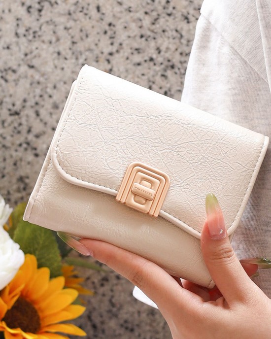 New cross-border women's wallet, short foldable, multifunctional, fashionable storage bag, card holder, mini student coin purse New cross-border women's wallet, short foldable, multifunctional, fashionable storage bag, card holder, mini student coin purse