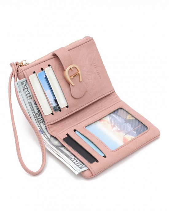 Lianbu new women's wallet, solid PU multifunctional tote, simple, two-fold clasp short student wallet in stock and wholesale Lianbu new women's wallet, solid PU multifunctional tote, simple, two-fold clasp short student wallet in stock and wholesale