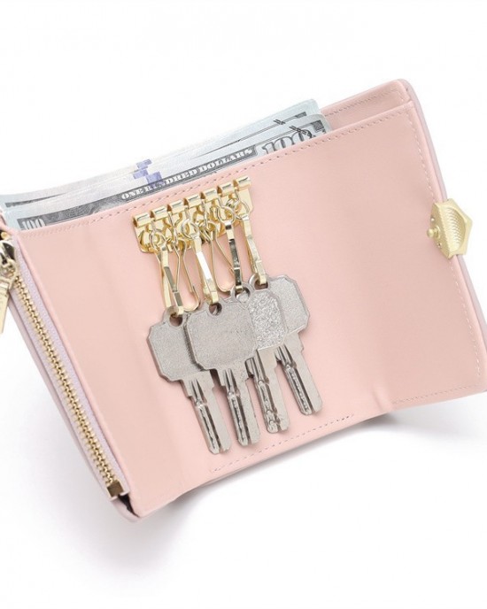 2025 new women's short key case, wallet, fashionable, card holder, bill holder, and key case wholesale. 2025 new women's short key case, wallet, fashionable, card holder, bill holder, and key case wholesale.