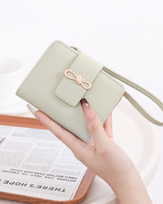 2025 new women's short wallet, Korean style, cute, portable, handbag, foldable zippered, student coin purse. 2025 new women's short wallet, Korean style, cute, portable, handbag, foldable zippered, student coin purse.