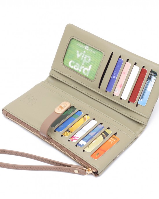 Lianbu new style Women's long wallet, large capacity, multifunctional phone bag, stylish printed clutch, wallet, purse Lianbu new style Women's long wallet, large capacity, multifunctional phone bag, stylish printed clutch, wallet, purse