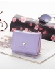 New Women's Short Wallet, Korean Student Style, Cute Mini Folding Wallet with Multiple Card Slots New Women's Short Wallet, Korean Student Style, Cute Mini Folding Wallet with Multiple Card Slots