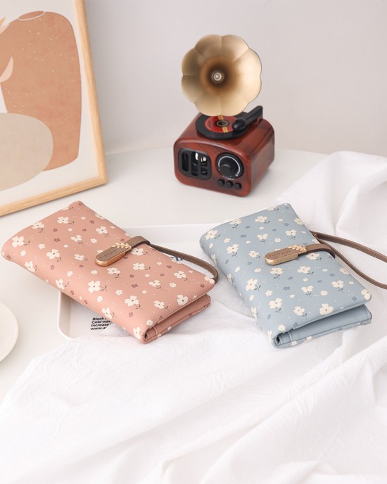 Lianbu 2024 New Long Wallet, Women's Small Fresh Print, Buckle Zipper, Multifunctional Large-Capacity Phone Bag Lianbu 2024 New Long Wallet, Women's Small Fresh Print, Buckle Zipper, Multifunctional Large-Capacity Phone Bag