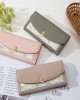 New women's wallet, long clutch, Japanese and Korean fashion print, fresh and stylish tri-fold wallet, multifunctional bag New women's wallet, long clutch, Japanese and Korean fashion print, fresh and stylish tri-fold wallet, multifunctional bag