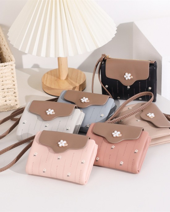 Women's Short Wallet, New Printed Small Fresh Mini Wristlet Multifunctional Card Holder, Student Coin Purse and Coin Purse Wholesale Women's Short Wallet, New Printed Small Fresh Mini Wristlet Multifunctional Card Holder, Student Coin Purse and Coin Purse Wholesale