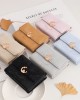 New women's short wallet, soft wallet, simple, multifunctional card holder, wallet, and student coin purse. New women's short wallet, soft wallet, simple, multifunctional card holder, wallet, and student coin purse.