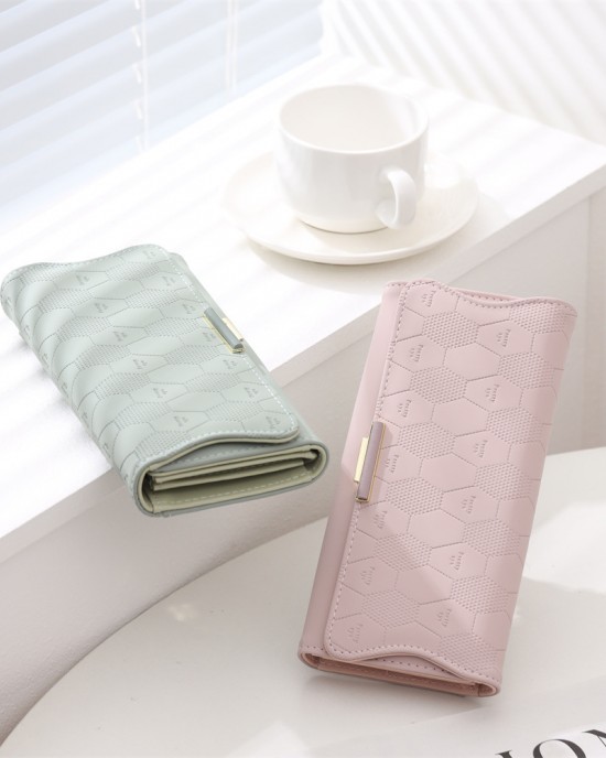 Lianbu new leather goods wallet, long, PU, printed, tri-fold, multi-card slot, multi-functional, large-capacity clutch. Lianbu new leather goods wallet, long, PU, printed, tri-fold, multi-card slot, multi-functional, large-capacity clutch.