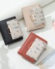 Pruti's new women's short wallet, fresh and stylish colorblock floral print, large capacity, student wallet Pruti's new women's short wallet, fresh and stylish colorblock floral print, large capacity, student wallet