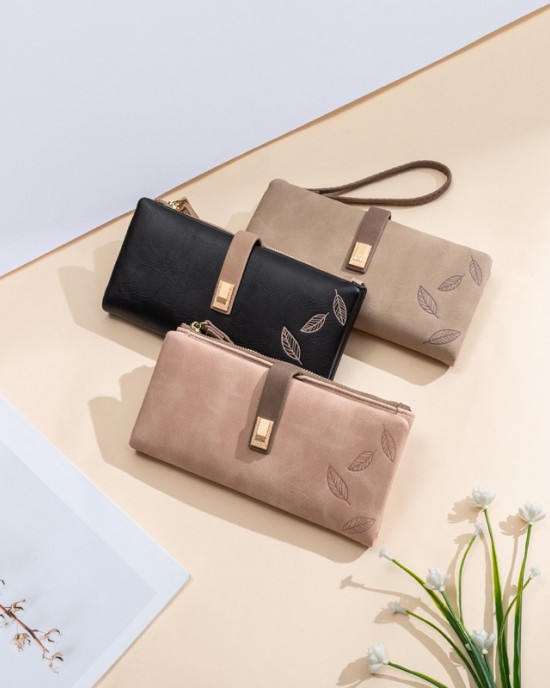 Factory Direct 2023 Cross-Border Hot-selling long women's wallet, vintage frosted zipper clutch, large capacity wallet. Factory Direct 2023 Cross-Border Hot-selling long women's wallet, vintage frosted zipper clutch, large capacity wallet.