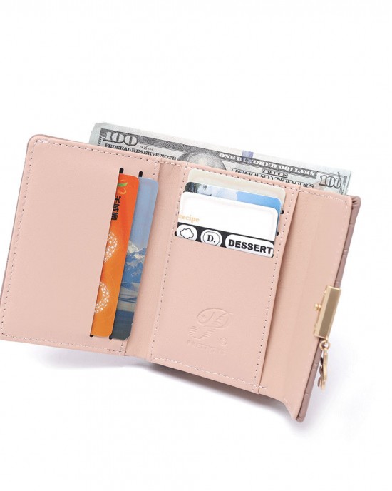 2025 New Short Women's Small Fresh Foldable Multifunctional Wallet with Diamond Plaid Full PU Leather Student Coin Purse 2025 New Short Women's Small Fresh Foldable Multifunctional Wallet with Diamond Plaid Full PU Leather Student Coin Purse