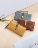 Factory Direct 2023 Cross-Border Hot-selling long women's wallet, vintage frosted zipper clutch, large capacity wallet. Factory Direct 2023 Cross-Border Hot-selling long women's wallet, vintage frosted zipper clutch, large capacity wallet.