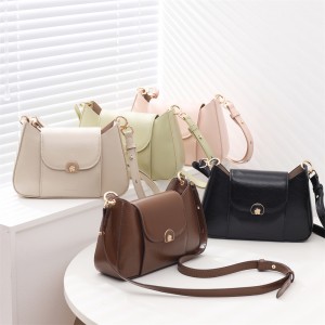 New fashionable women's soft PU leather crossbody tote bag, underarm bag, high-end large-capacity storage shoulder bag in stock