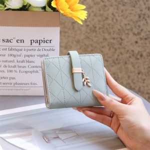 New RFID Card Holder, 2025 Anti-Magnetic and Anti-Theft Bank ID Card Holder, Korean Style, PU Check Buckle Storage Naka Bag