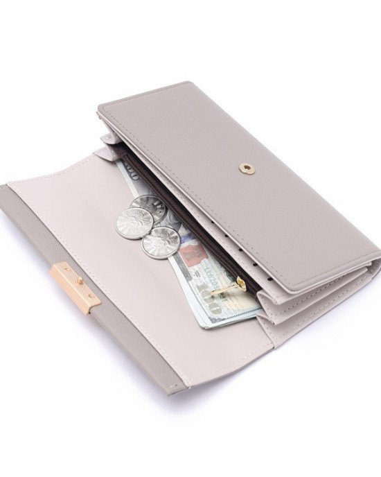 New cross-border long women's wallet, multifunctional Large-capacity, stylish, simple, solid-color clutches, in stock for wholesale. New cross-border long women's wallet, multifunctional Large-capacity, stylish, simple, solid-color clutches, in stock for wholesale.