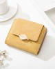 Ready Stock Wholesale Women's Short Wallet, Korean Fresh Leaf Buckle, Mini Student Coin Purse, Wholesale